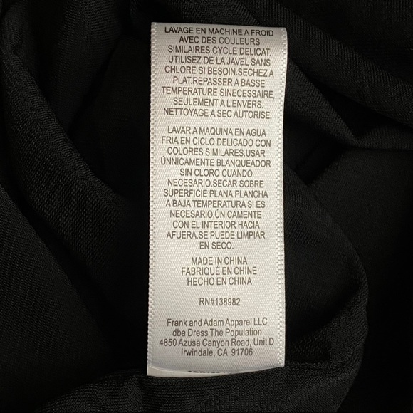 COSMOPOLITAN DRESS THE POPULATION Trista Strappy Dress L - Picture 12 of 12